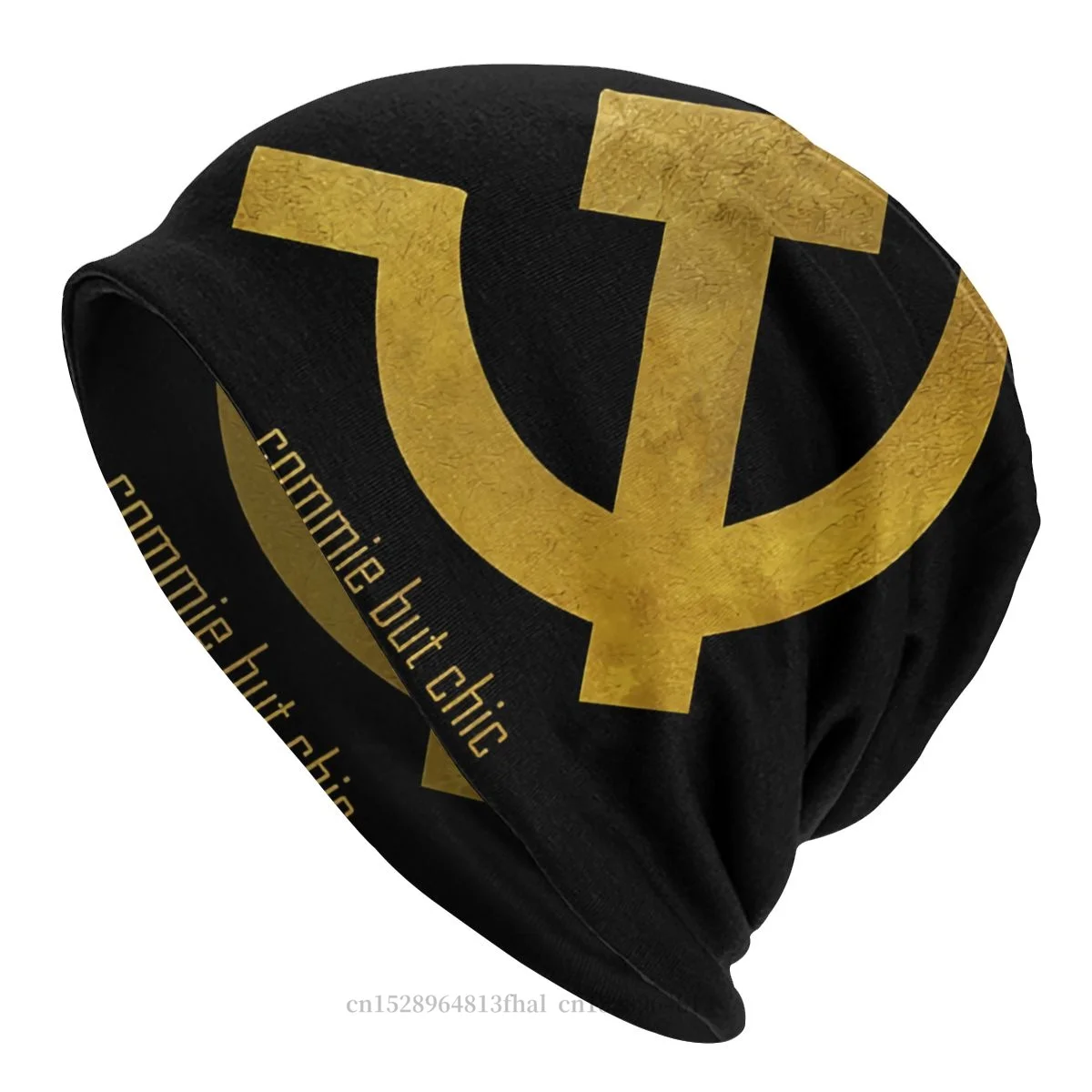 Russian CCCP Spring Hats Communist Symbol Hammer Sickle Commie Chic Thin Hat Bonnet Skullies Beanies Caps Men Women's Earmuffs