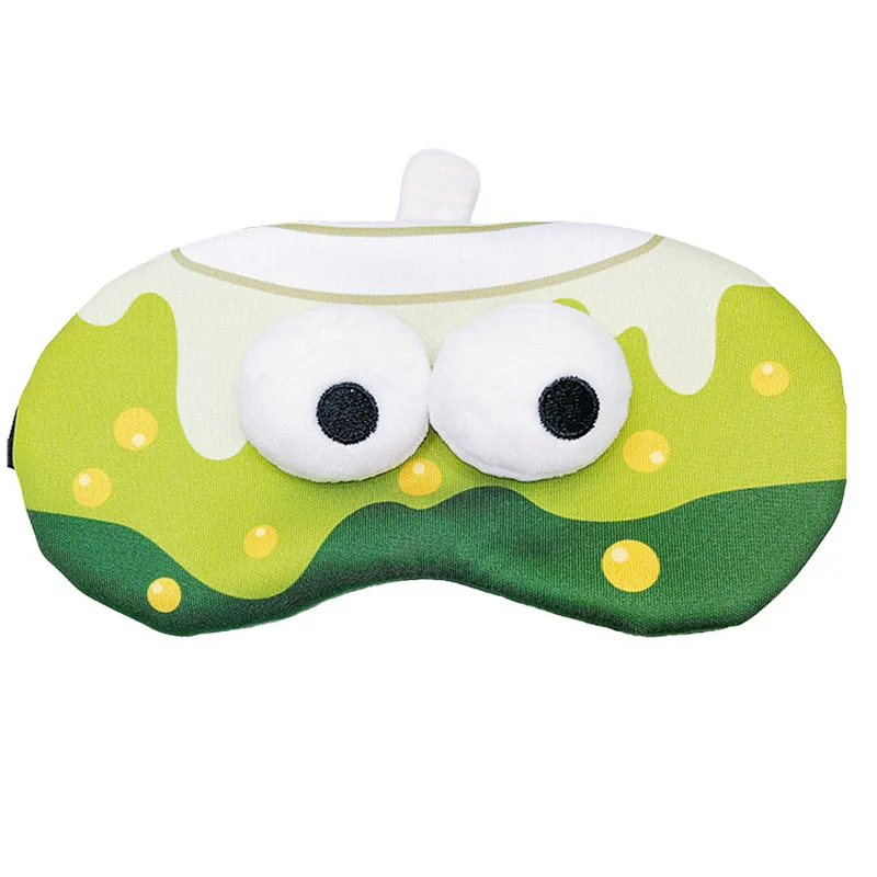 Funny Hamburger Sleep Mask Cute Soft Eye Cover Travel Rest Eye Band Kids Eyeshade Patch Blindfold For Women Girls Eye Mask