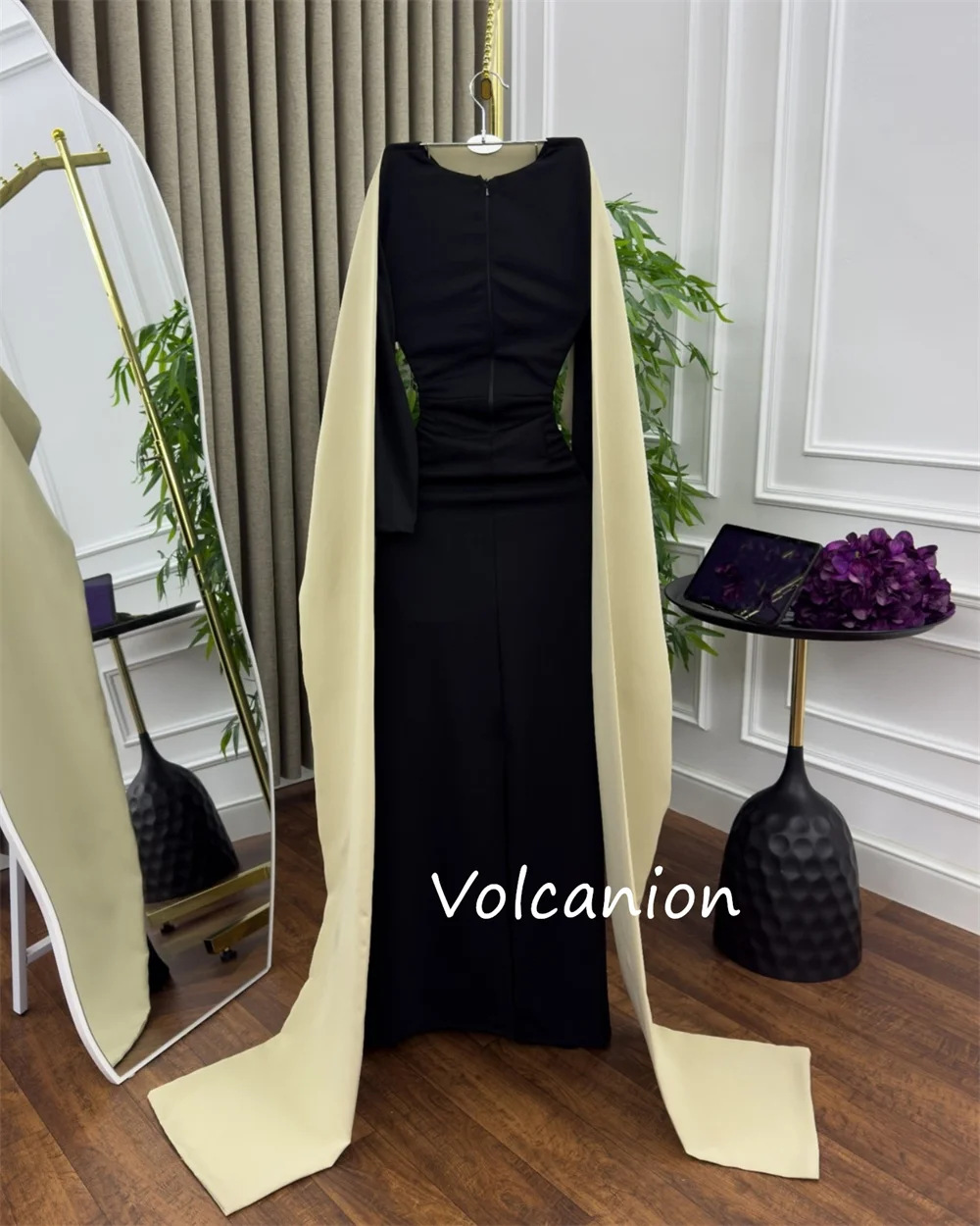 Personalizado requintado jérsei lantejoulas em linha reta colher pescoço midi vestidos sob medida ocasião de alta qualidade simples