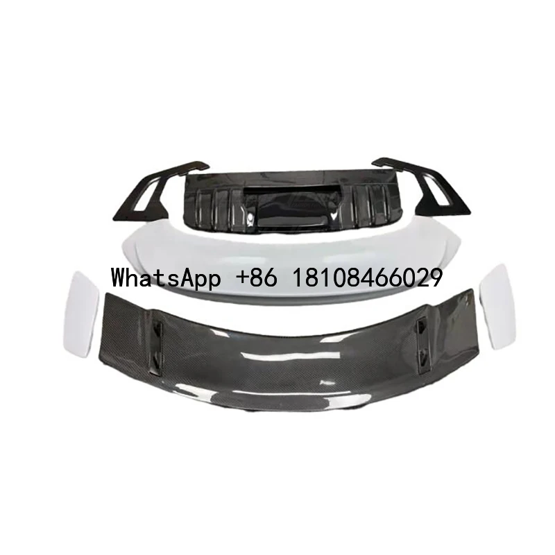 ICOOH Racing GT3 Style Dry Carbon Fiber Fibre Body Kit Rear Spoiler Wing for Porsche 911 992