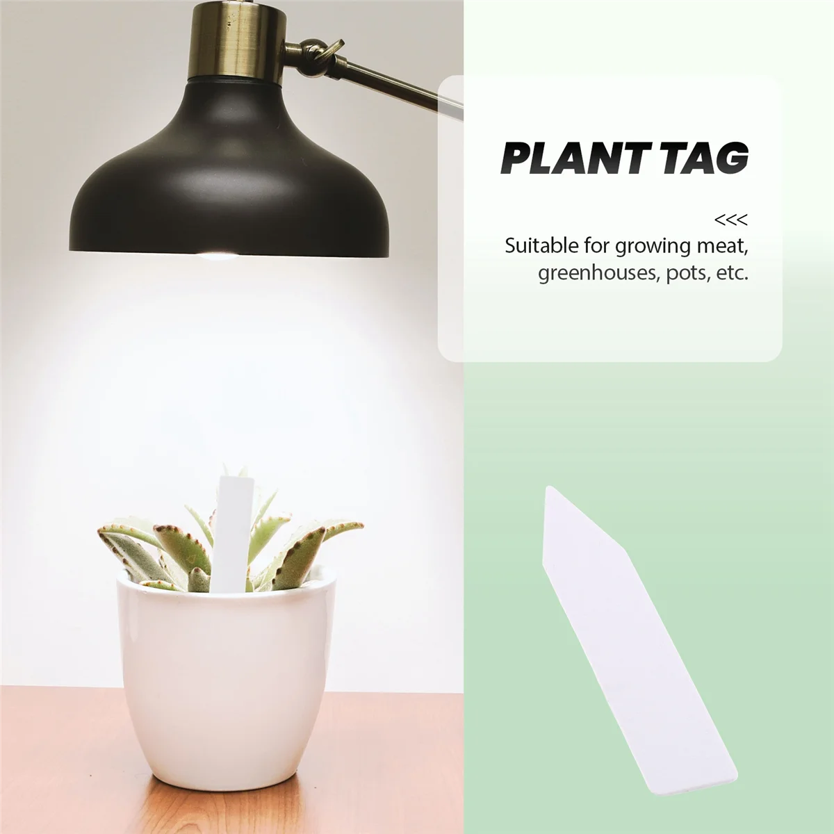 JHD 100 Pcs Reusable Pvc Plant Tag Label Tree Fruit Seedling Garden Flowerpot Plastic Label Sign Sorting Tool