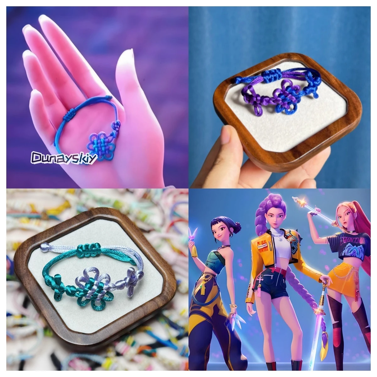 

Demon Hunter K-POP Rumi Mira Zoey Cosplay Hand Strap Bracelet Cartoon 코스프레 Accessories Role Play Fancy Dress Up Party Props