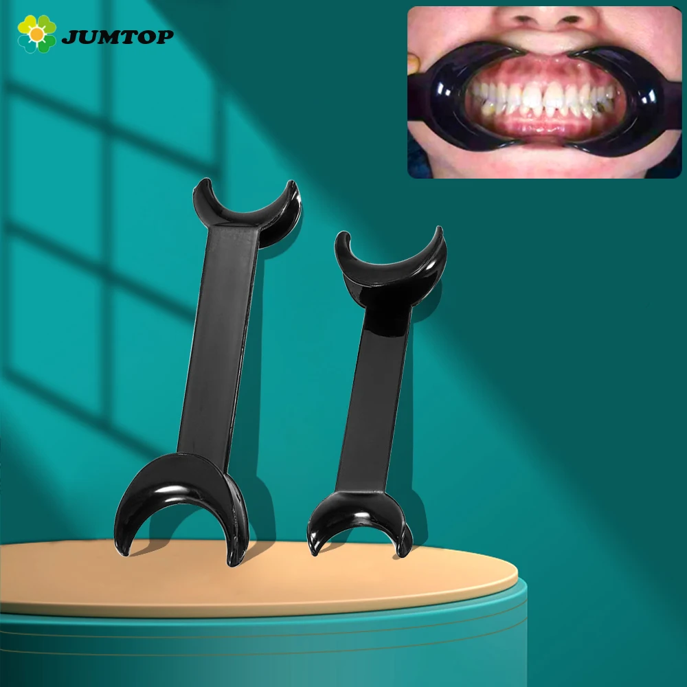 JUMTOP 1Pc Dental Intraoral Lip Cheek Retractor Double Head Lip Retractor Orthodontic Mouth Opener Dentist Materials