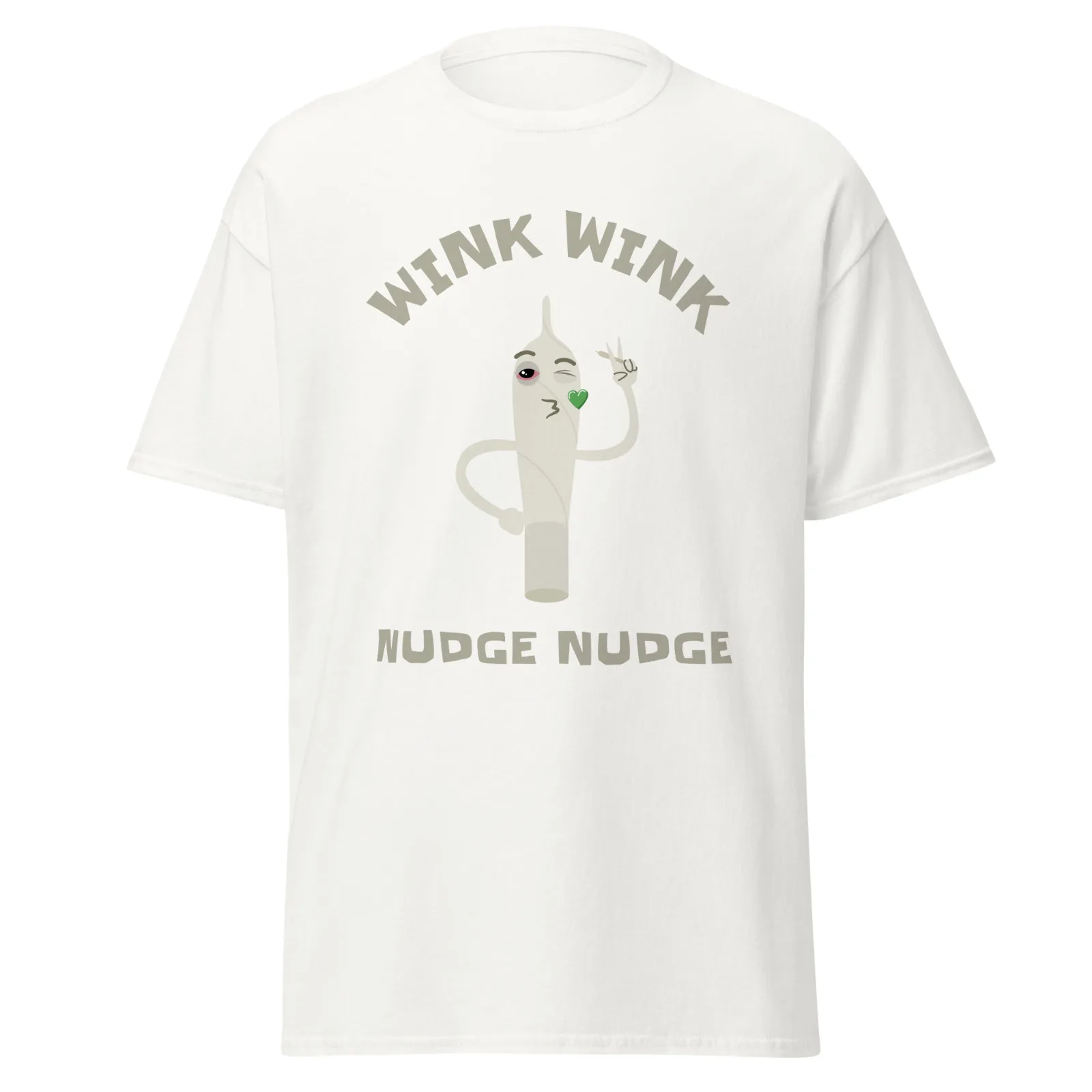 Wink Wink Nudge Nudge Mens Classic T Shirt Cartoon Joint Design Cotton Tee