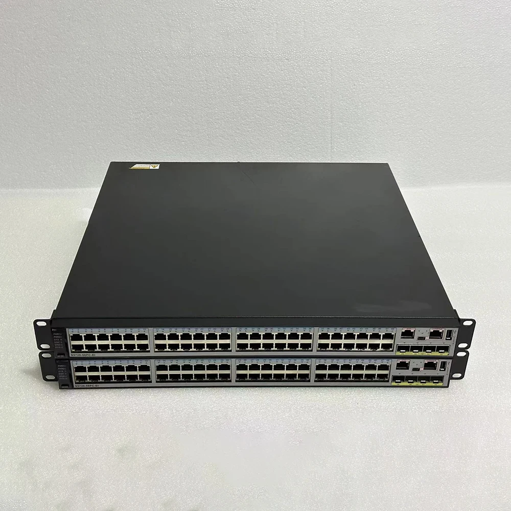 1 قطعة لهواوي 48 منفذ جيجابت الطاقة أربعة منافذ SFP طبقة 3 إدارة الشبكة التبديل S5720-56PC-EI