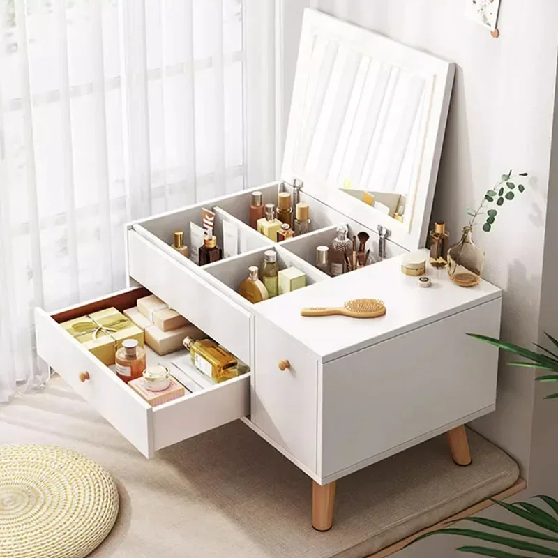 Beautiful Storage Dressing Table Girls Bedroom Home Multifunctional Makeup Dressing Table Girls Coiffeuse De Chambre Decoration