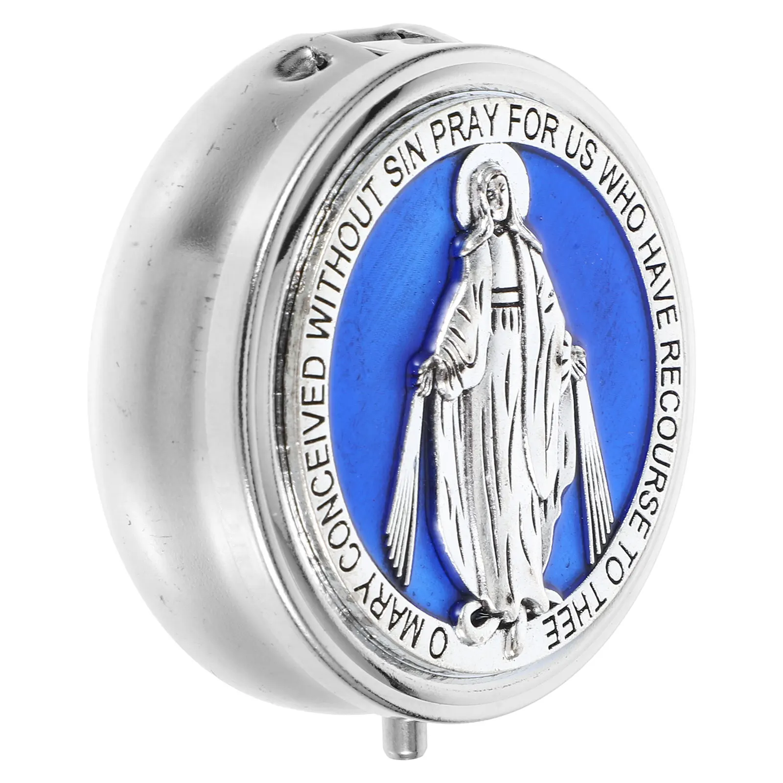 

Rings Necklaces Case Jewelry Boxes For Women Holder Religious Travel Zinc Alloy Small Jewelry Organizer Container