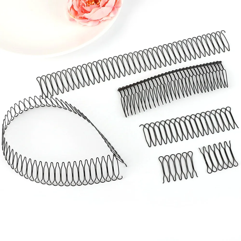 Professional Hair Styling Tool Rolling Curve Clip Women Invisible Fringe Hair Combs Clips Hairpins Korean Hair Accessories Black