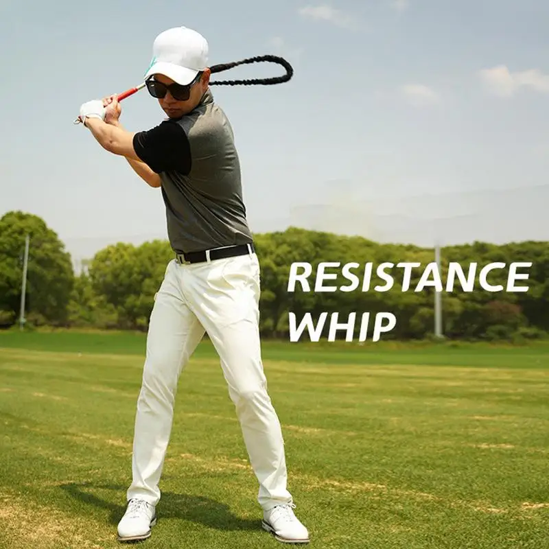 

Golf Swing Rope Trainer Outdoor Indoor Golf Swing Training Rope Correct Swing Posture Beginners Golf Warm-up Exercise Rope For