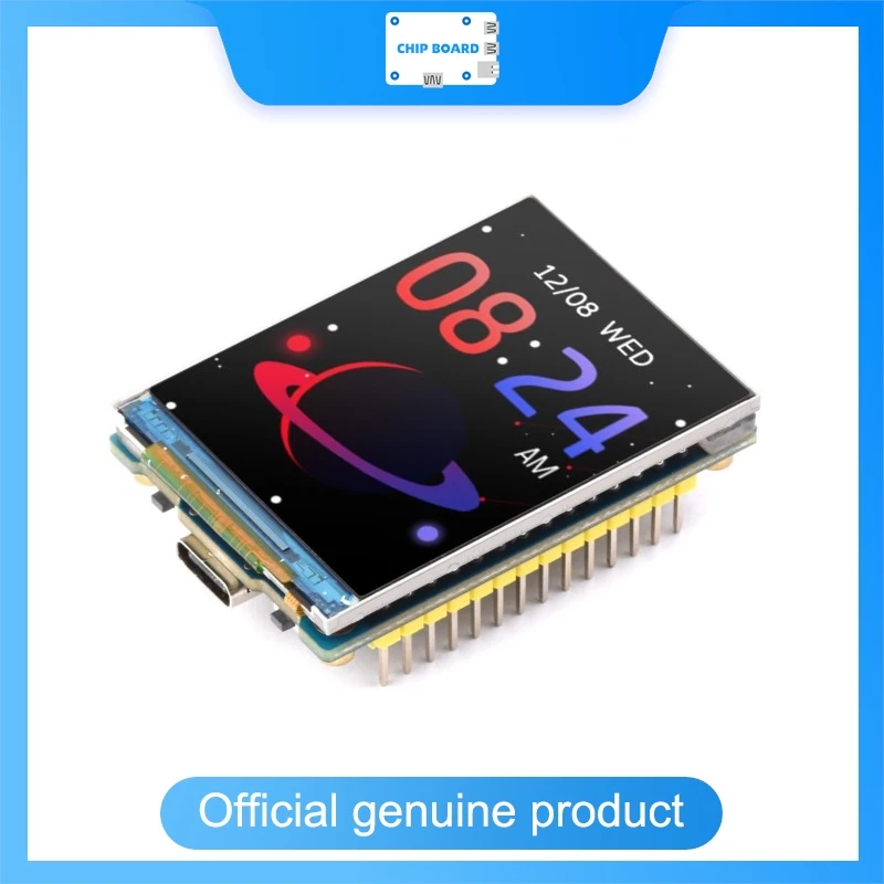 

Waveshare ESP32-S3 Макетная плата с 2-дюймовым дисплеем, 240×320, двухъядерный LX7, Wi-Fi и Bluetooth