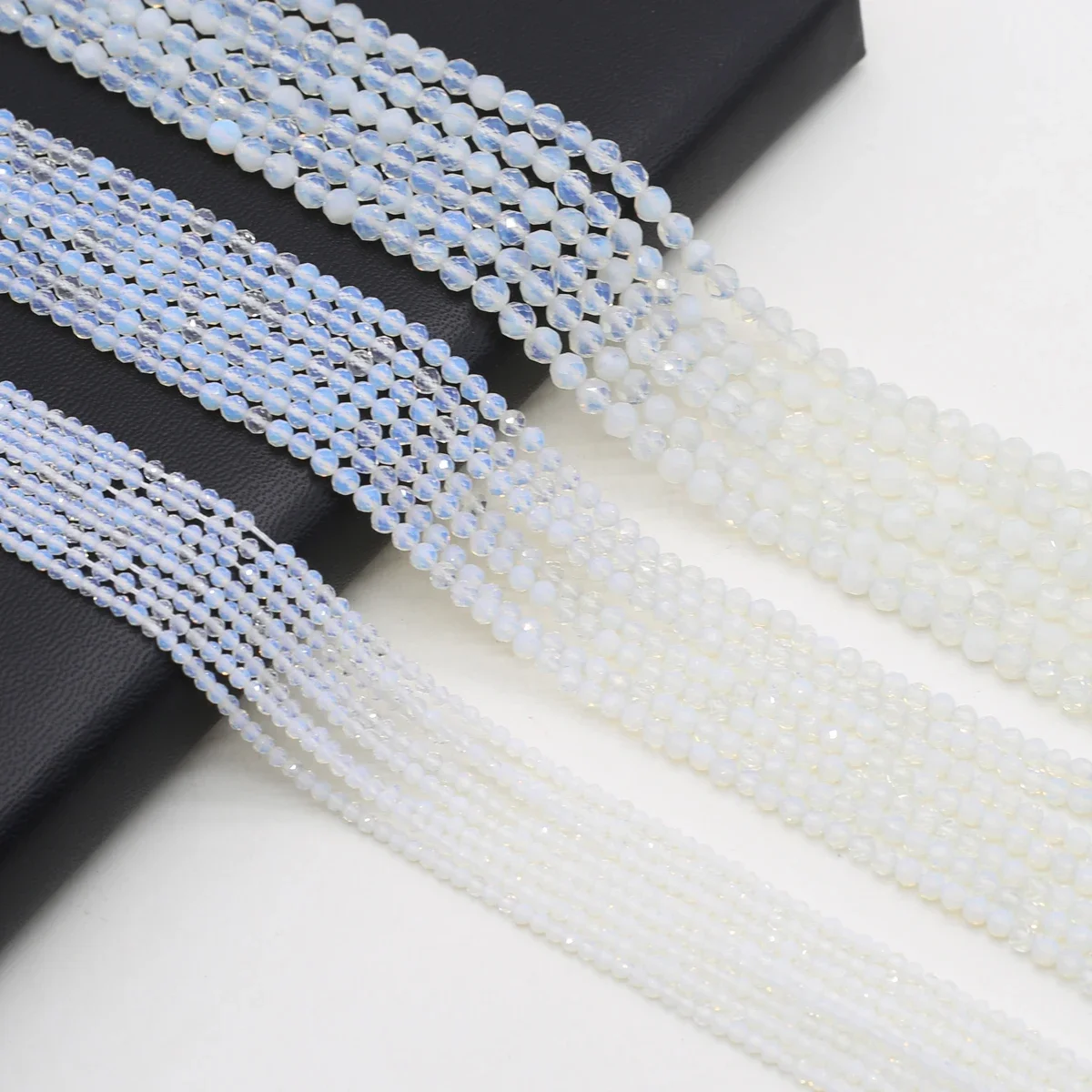 Natural Stone Opal Beads Faceted Round Gemstone Isolation Loose Beads for Jewelry Making Diy Women Bracelet Necklace Accessories