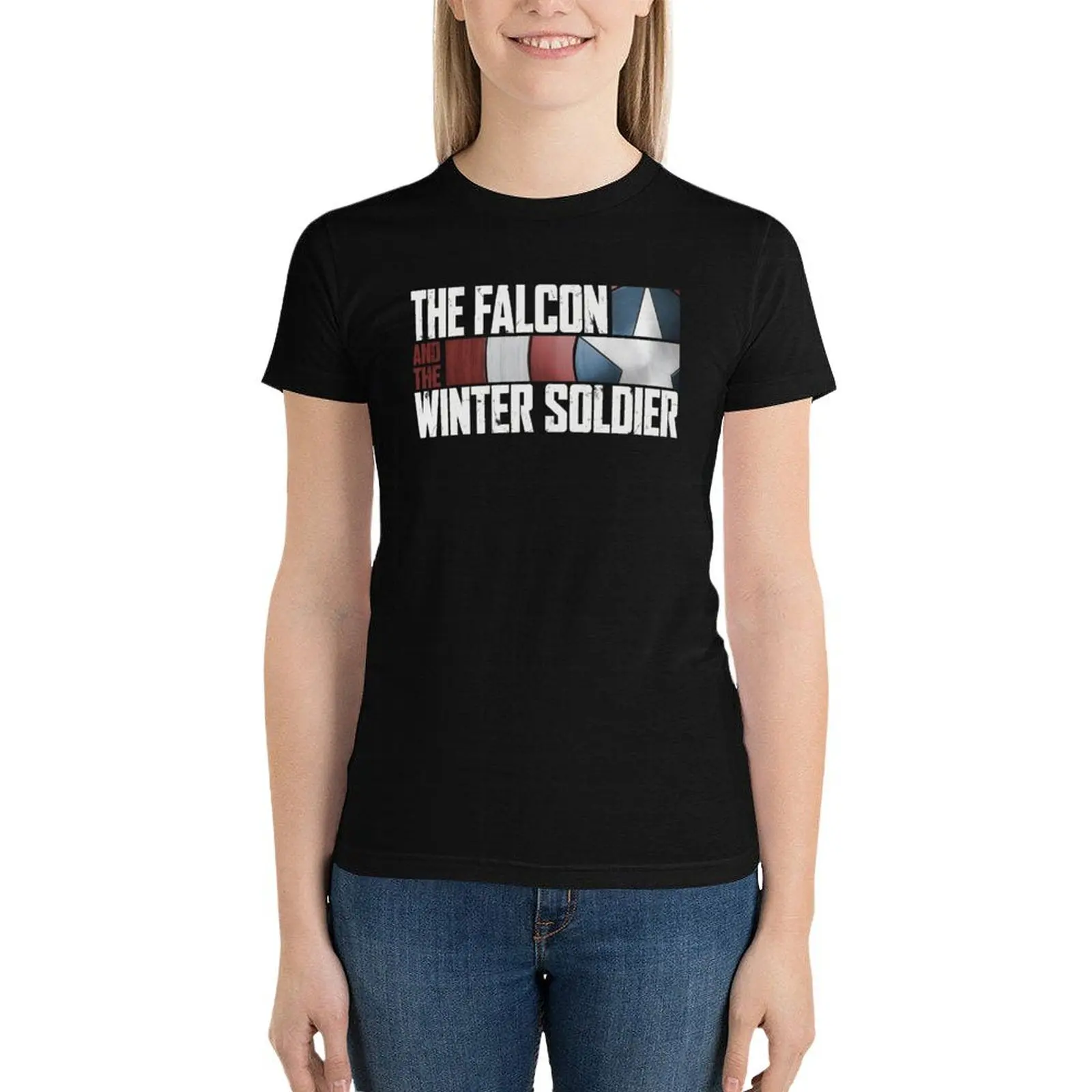 

The Falcon & the Winter Soldier T-Shirt Blouse summer top Short sleeve tee tops Women