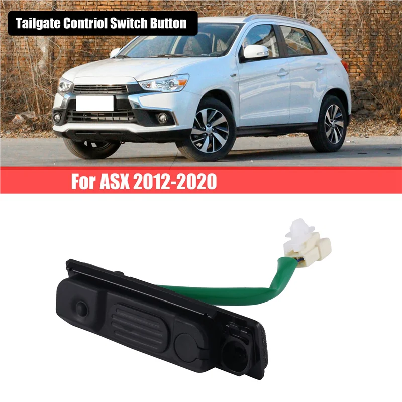 AY03-3Pins 2 Tombol Sakelar Pembuka Bagasi Mobil Sakelar Boot untuk Mitsubishi ASX 2012-2020 5810A092