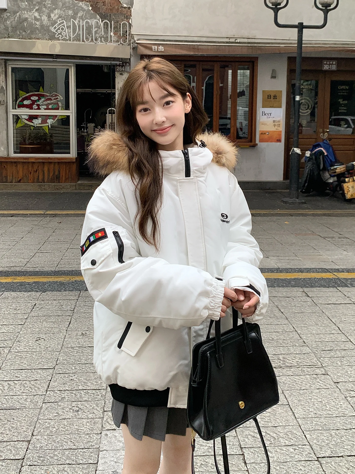 

Красная женская парка на осень, высококачественная, утепленная, с застежкой, карманами, эластичными длинными рукавами, в минималистичном стиле хип-хоп, универсальная, для офиса (OL)