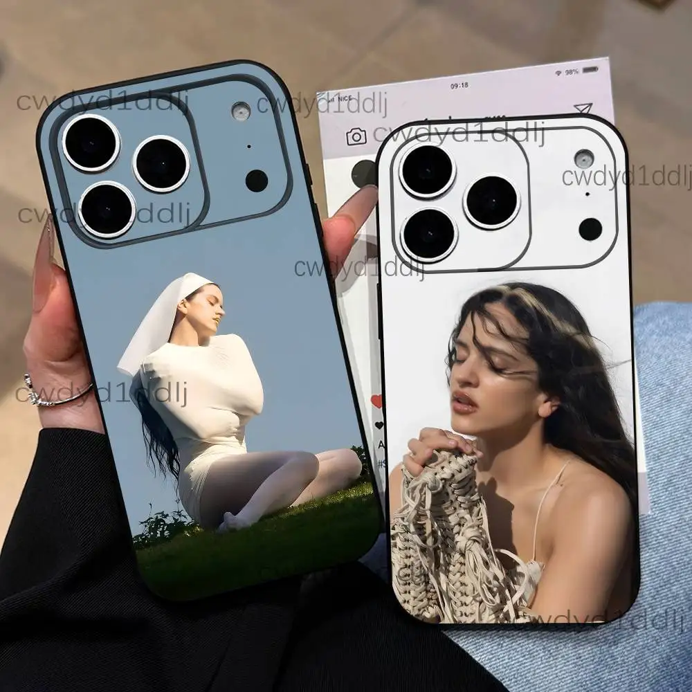 

R-ROSALIA LUX Singer Phone Case For iPhone 17,16,15,11,12,14,13 Pro Max Mini XS,XR,7 Plus 16E Air Shockproof Soft Cover