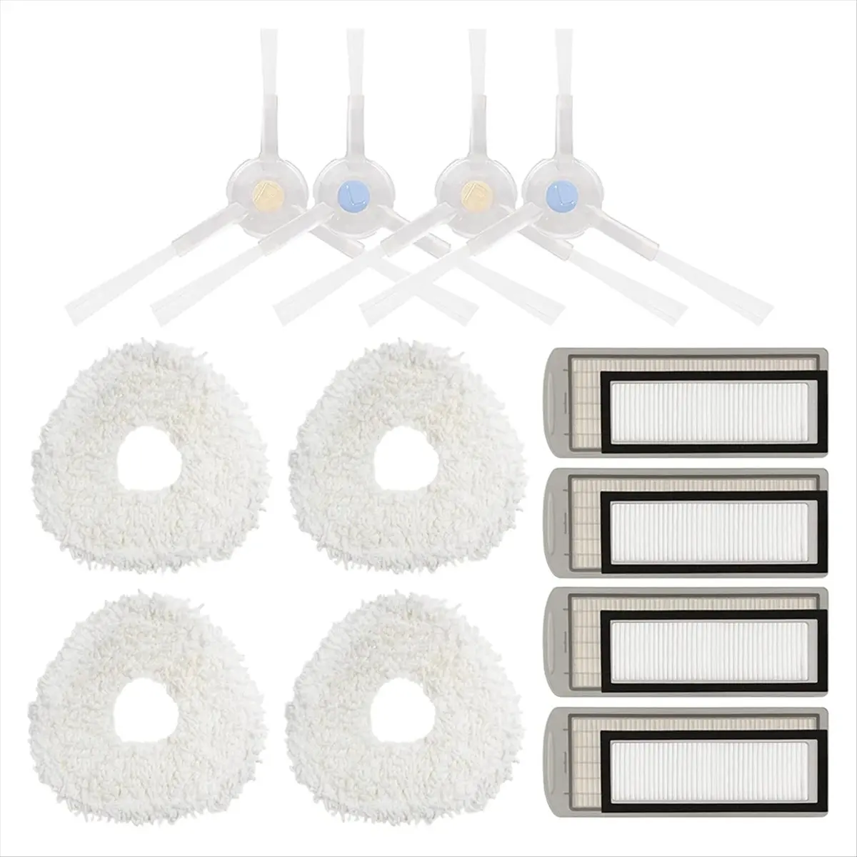 2026 Trend For T10 J1 J2 Robot Vacuum Cleaner Accessories Kit High Efficiency Filter Mop Cloth Side Brush Accessories