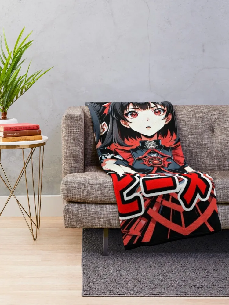 BABYMETAL, Jpop, Kanji, Anime Art Style Throw Blanket Blankets Sofas Of Decoration Blankets For Bed For Sofa Thin Blankets