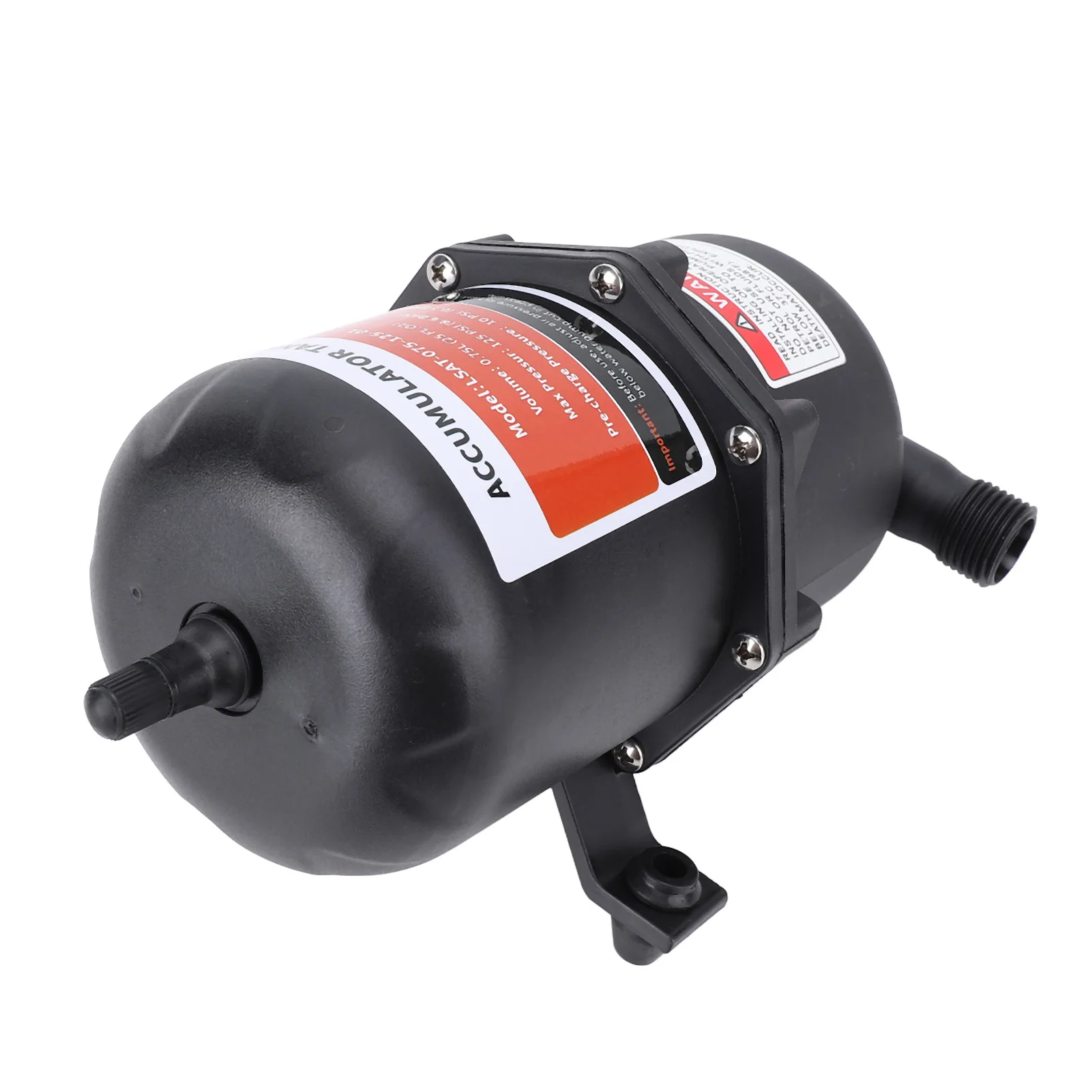 Small Pressure  Accumulator  1/2 Inch MNPT Car Tire Valve 0.75L High Efficiency Thread Connection for Liquid Conveying