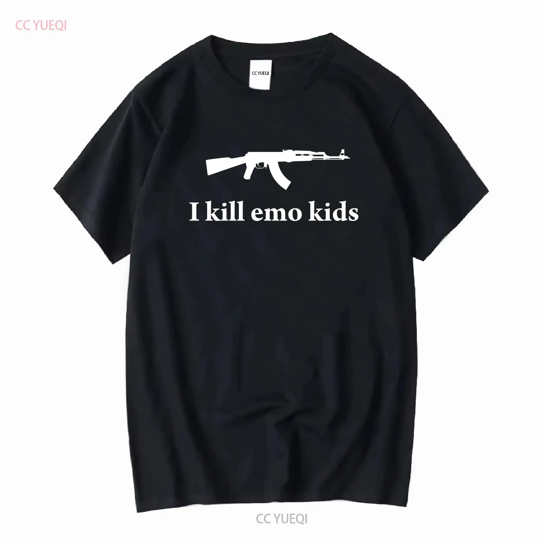 Camiseta I Kill Emo para niños talla S 5XL vintage lavada Casual ropa de diseñador gráfico cómoda transpirable moda para hombre elegante