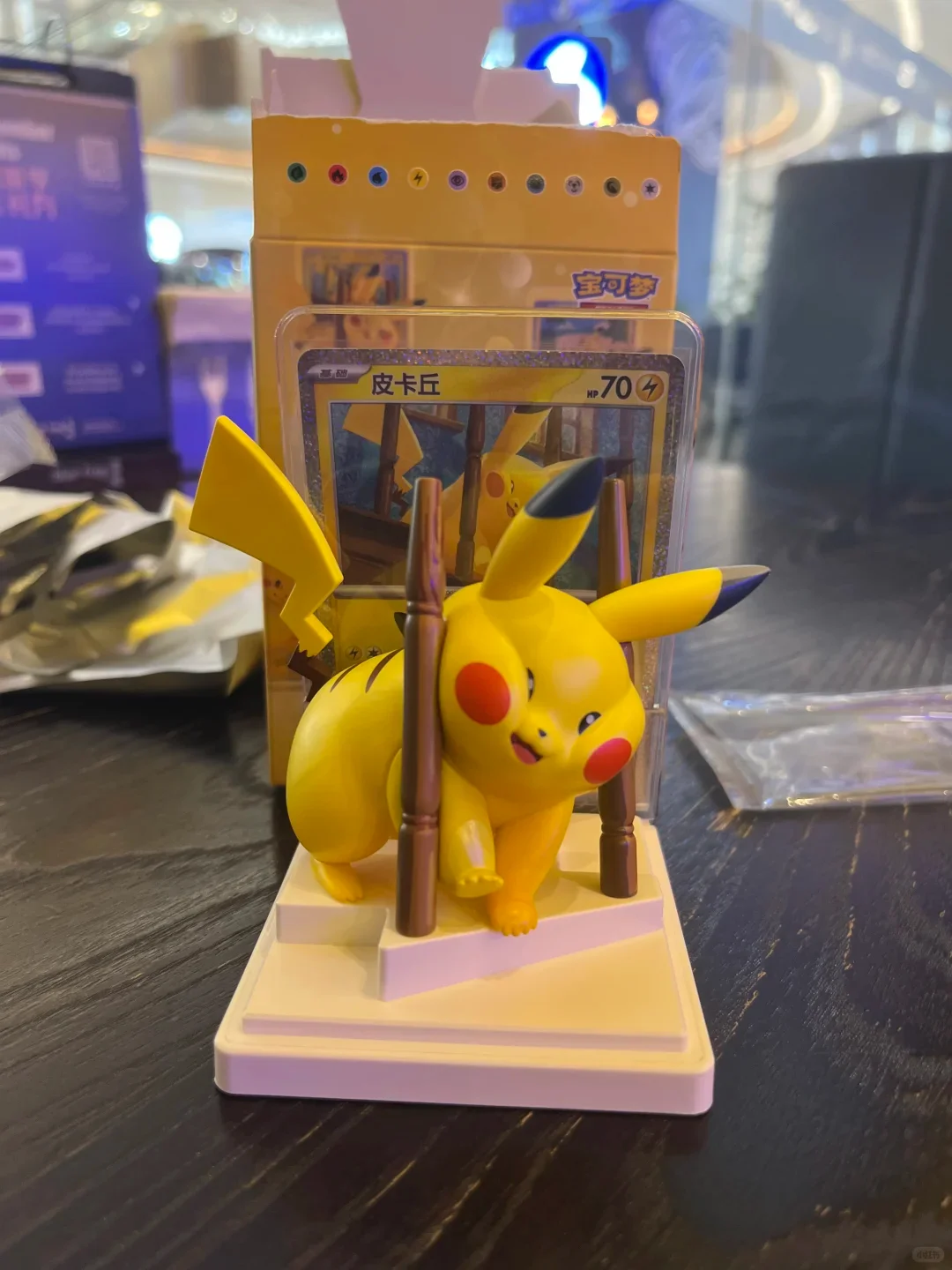 30th Anniversary Pikachu Figure Set Genuine Pokemon Dream Painting Pikachu Figure Simplified Chinese PTCG Collectible Cards Gift