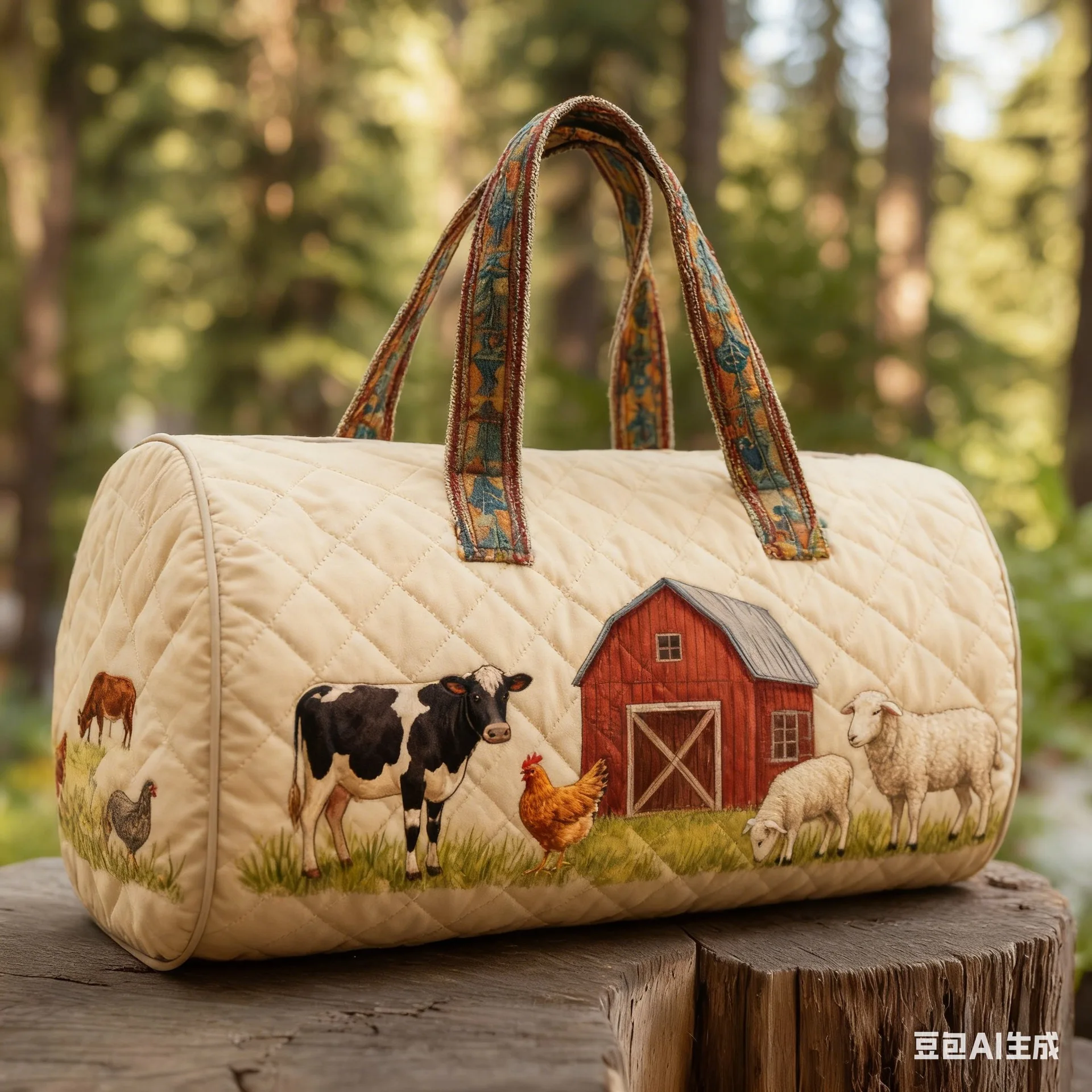 

3D Printed Quilted Bags Personalized Gifts Custom Bags daily fashion Handbag Tote Bag Training Travel Bag Beach Hiking Camping