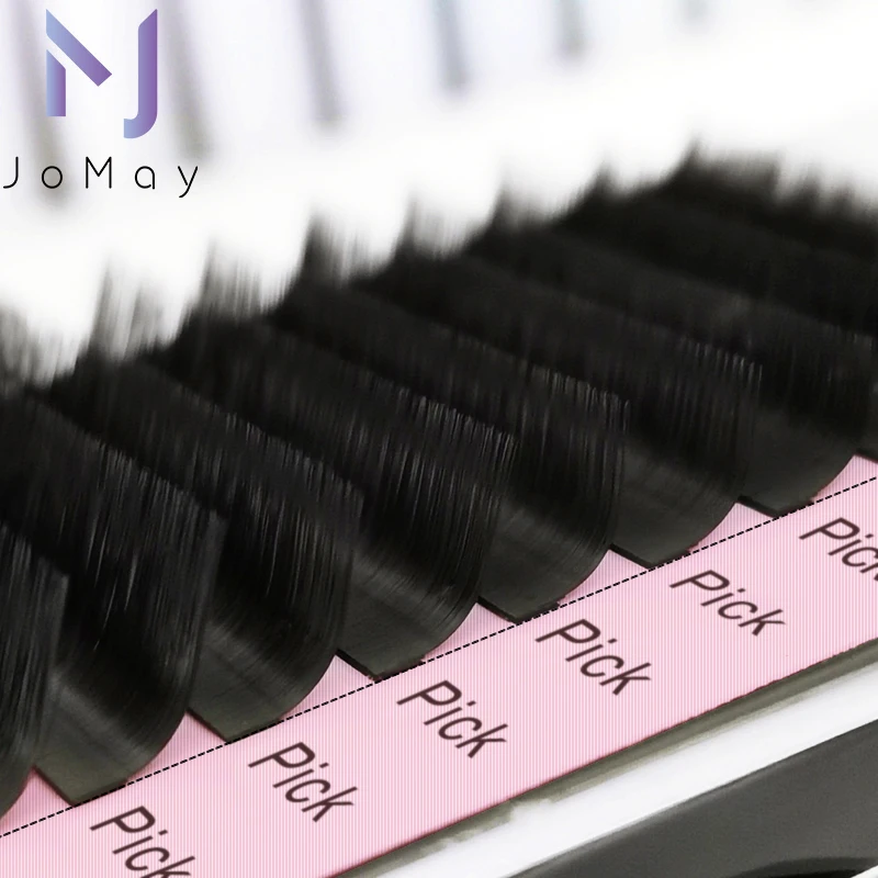 Jomay Eeyelash Extension 12Rows 0.05-0.25mm Faux Lash Extension Individual Maquiagem Cilios For Professionals Soft Natural