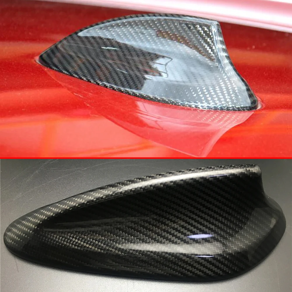 

Корпус антенны из углеродного волокна для BMW X1 F48 F49 2016 2017, наклейки на антенну на крышу автомобиля, накладка на крышку плавника акулы