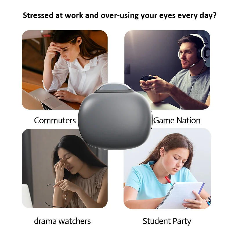 Elektrisch oogschoonheidsapparaat voor het verminderen van vermoeidheid van de ogen en pijn Effectieve verlichting voor vermoeide ogen en ongemak Geschikt voor thuisgebruik