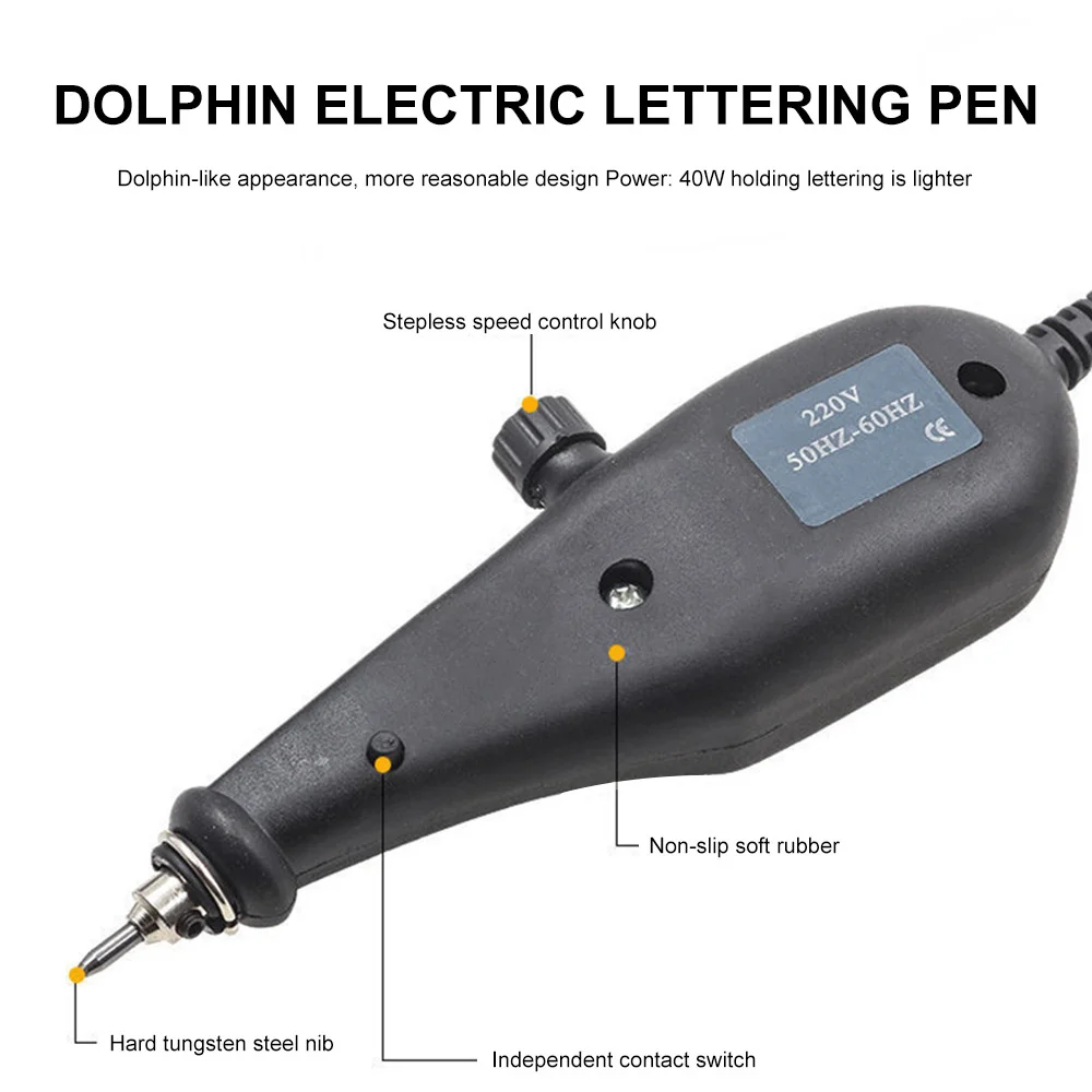 EU 220V Electric Engraver Jewelry Carving Pen Plotter Machine Metal Wood Engraving Lettering Pen Jewelry Engraving Tools