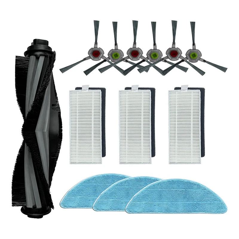 قطع غيار للمكنسة الكهربائية الآلية ، قطع الغيار ، الفرشاة الرئيسية ، الفرشاة الجانبية ، الفلتر ، مناسب لـ Ecovacs ، Yeedi K650