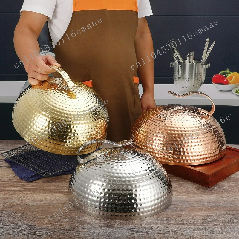 Suitable for commercial pot Japanese-style teppanyaki with handles Copper Stainless steel