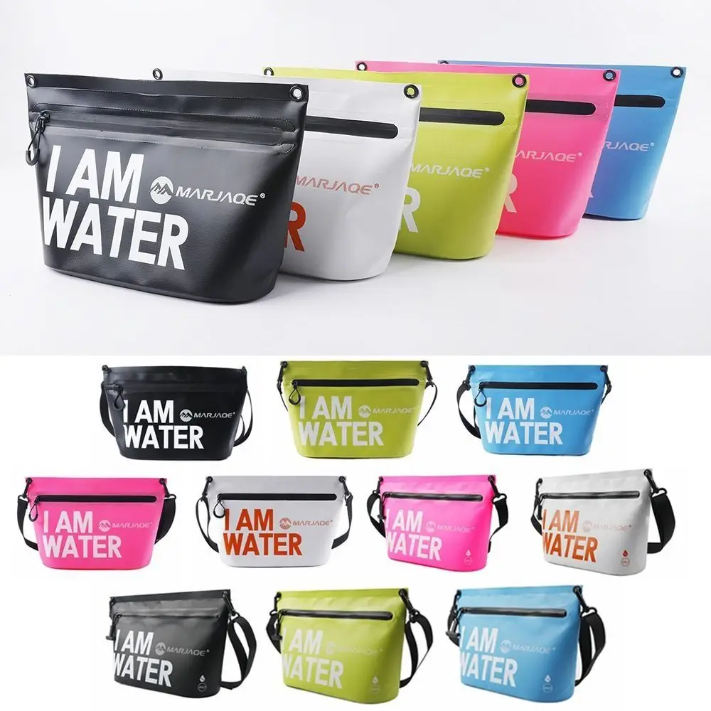 Creative Waterproof Storage Bag Portable Durable Swimming Pouch Keep Gear Dry with Zipper Rainproof Shoulder Bags Travel