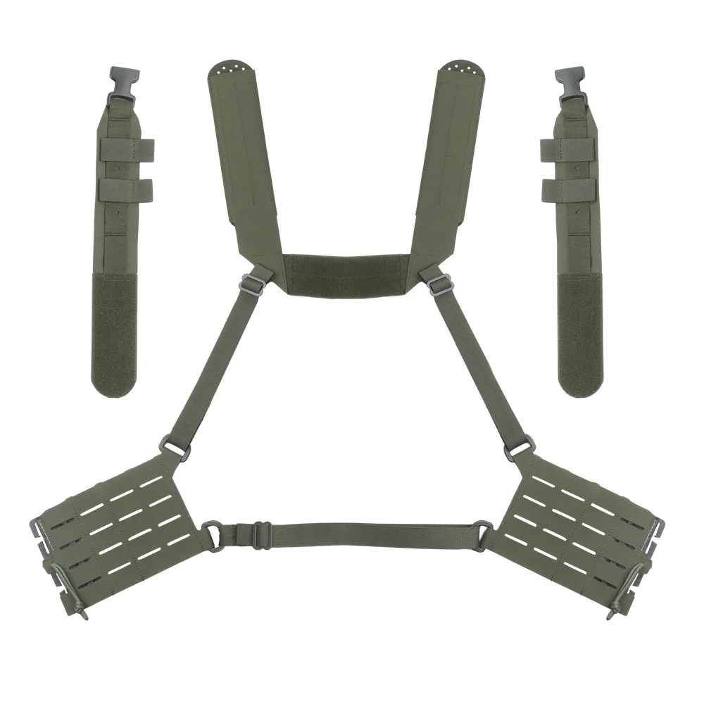 Harnais De Bandoulière Tactique Découpe Laser Pour Gilet MK3 MK4 D3CRM - Nylon Neuf