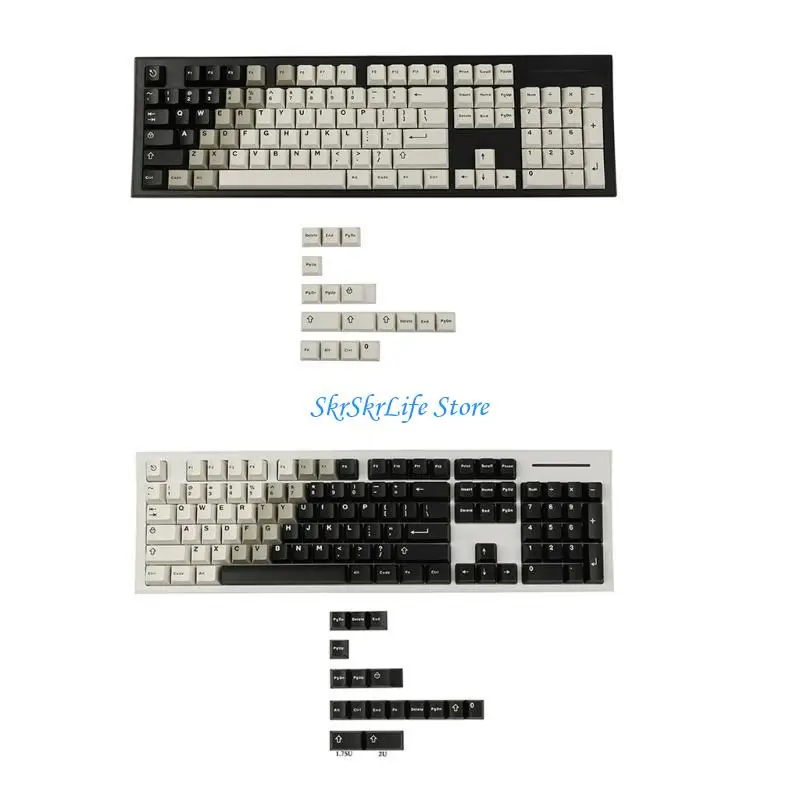 

E65E 121 KeyCaps ABS -клавишные профиль Cherry Profile Клюки для геймеров и кодеров