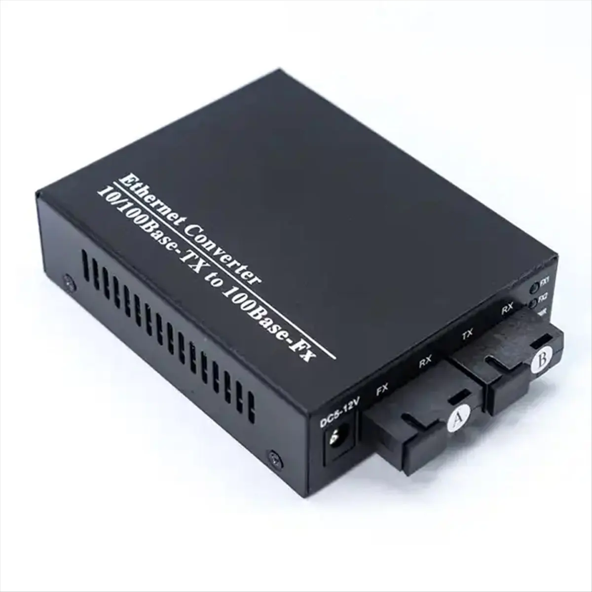 ♬◤Popular Style  ◥100M 2 Fiber Ports 2 RJ45 Port Fiber Converter 1310nm/1550nm Single Mode Simplex 20km SC Fibra Optical Convers