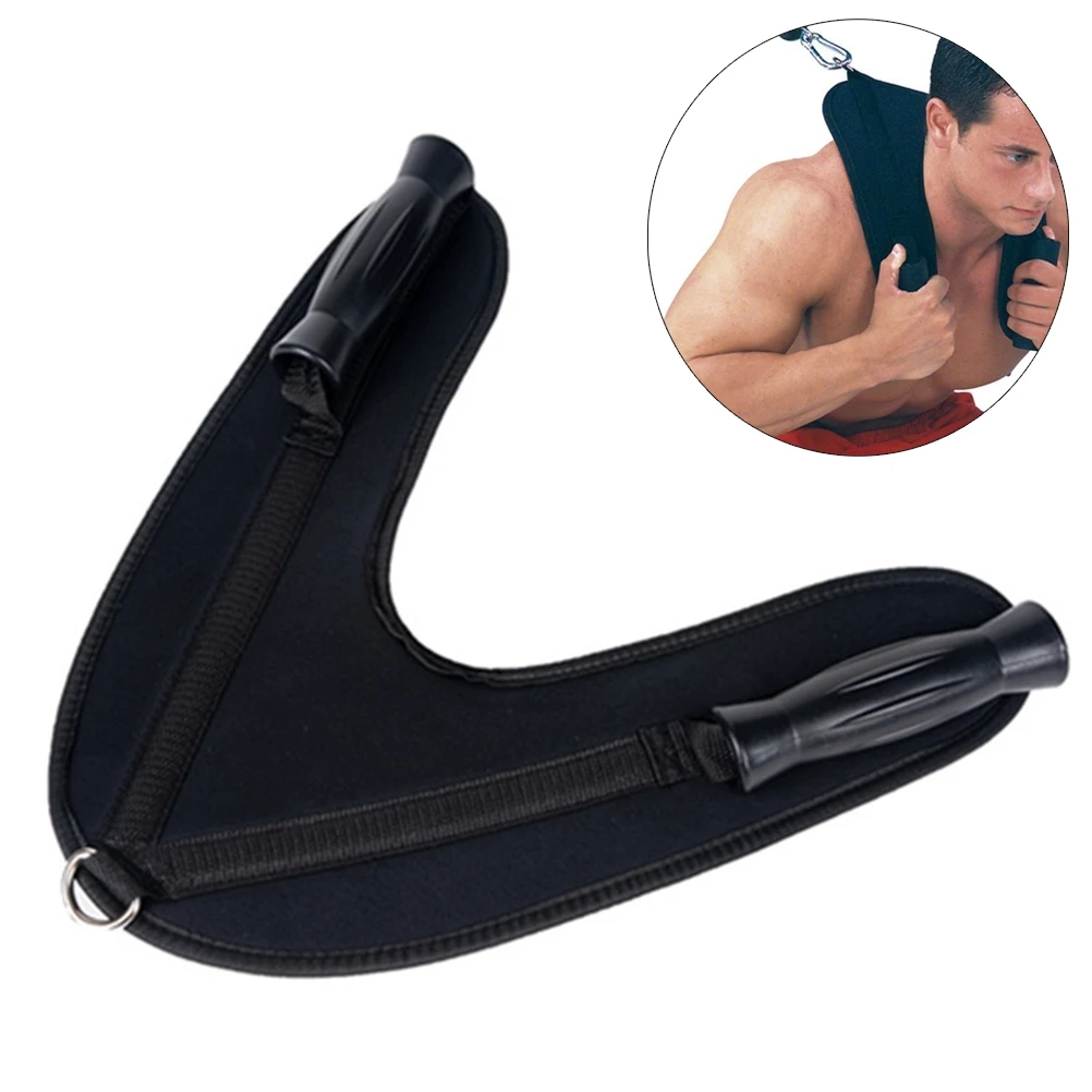 Fitness Pull Rope Shoulder Strap Home Gym Accessories Abdominal Muscle Handle Strap Fitness Crunch Straps