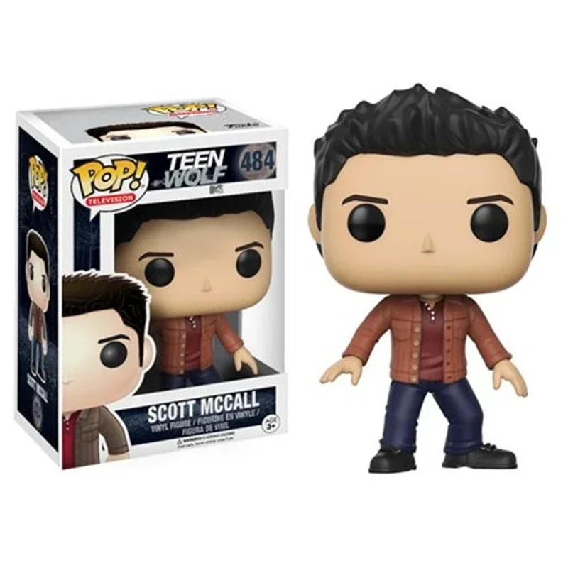 Nieuwe collectie Funko Pop Animation Teen Wolf # 484SCHOT Mccall (warenwolf) # 485-figuurmodelcollectie Actiefiguurspeelgoed