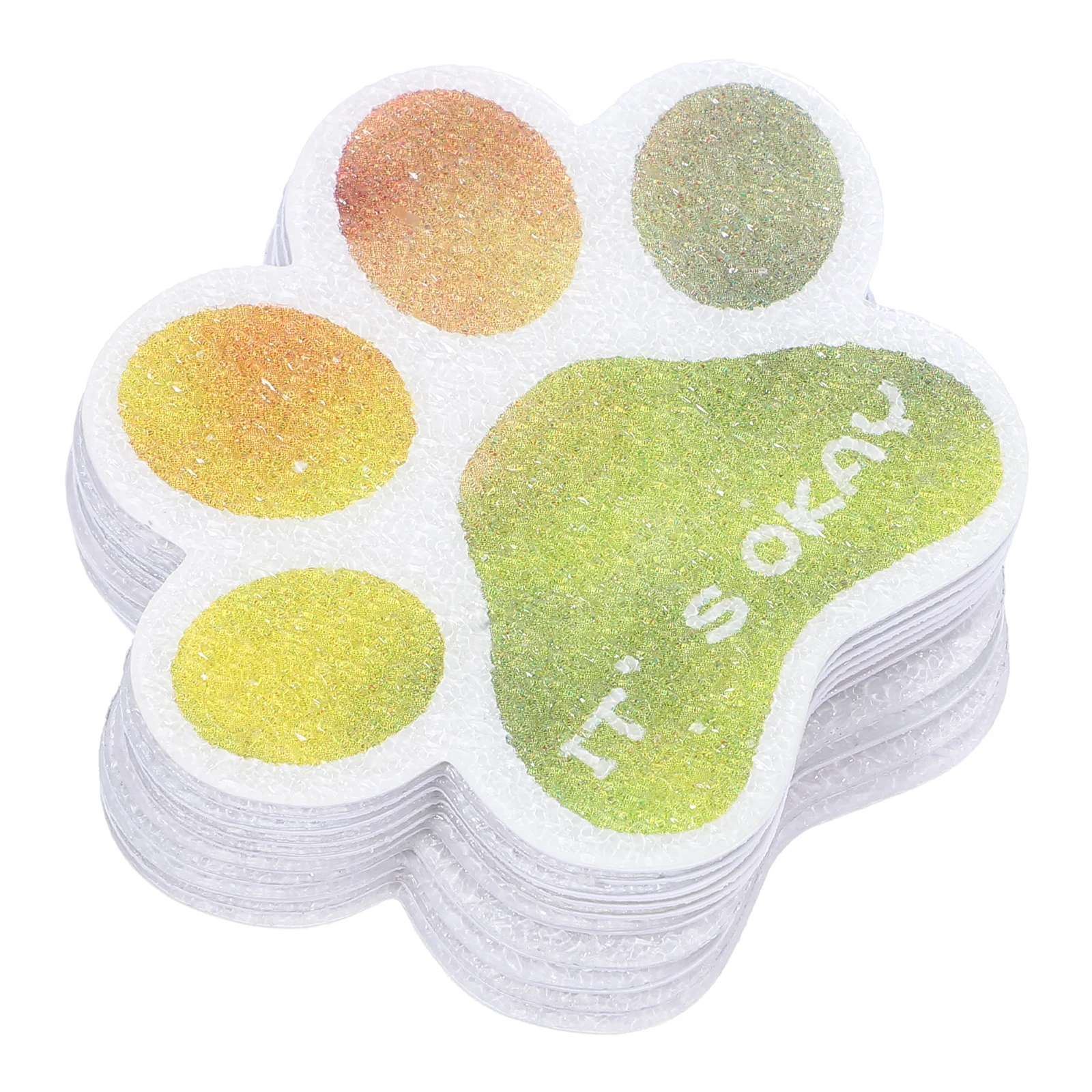 

Dog Paw Anxiety Sensory Calming Strips Textured Stickers 10 Sheets Relieve Stress for Kids Adults Home Office School