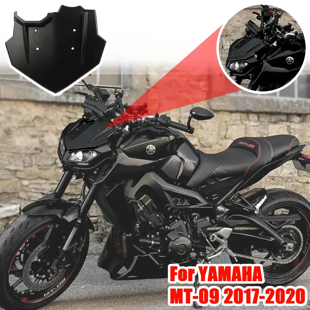 

MT-09 Motorcycle Accessories New Windscreen Windshield Deflectors Parts FITFor YAMAHA MT-09 2017-2020 Wind Deflectors Parabrisas
