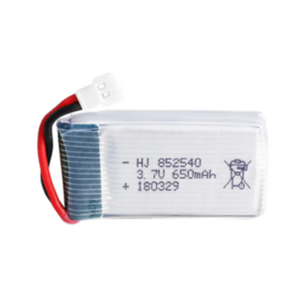 Akumulator litowo-polimerowy 3,7 V 650 mAh i ładowarka do SYMA X5C X5C-1 X5 H5C X5SW852540 Akumulator do drona Lipo 3,7 V