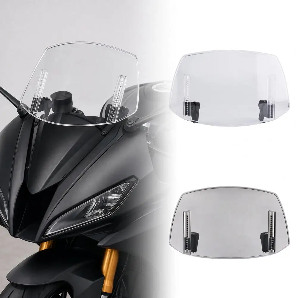 Picture 3: Motorcycle Windscreen Universal Motorcycles Windshield, Adjustable Wind Deflector, Clip Style Windshield for Honda / for Suzuki