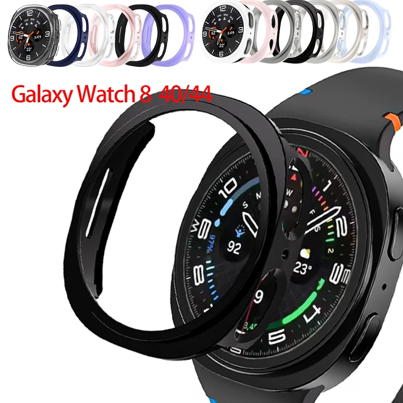حافظة صلبة لهاتف سامسونج جالاكسي ساعة 8 غطاء كلاسيكي غير لامع واقي لساعة جالاكسي 8 40 مللي متر 44 مللي متر ملحقات شل مجوفة