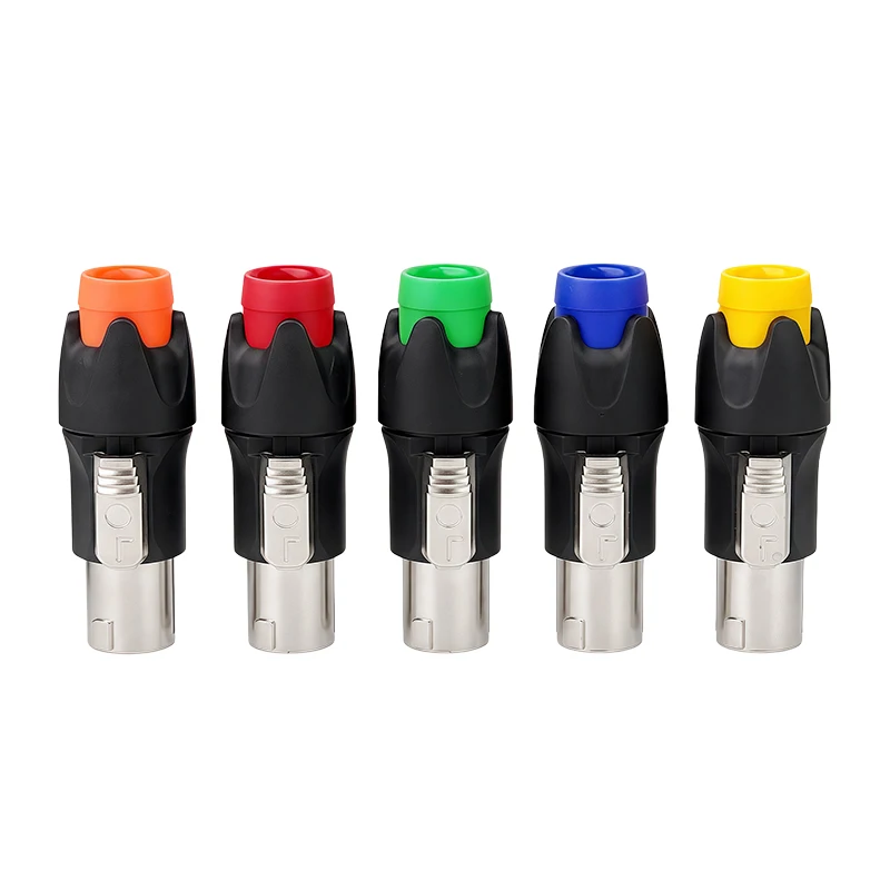1PCS NL4FC Type 4 Pin Speaker Twist Lock Cable Connector Solderless Screw Terminal Plug for PA Amplifier Stage Audio Equipment