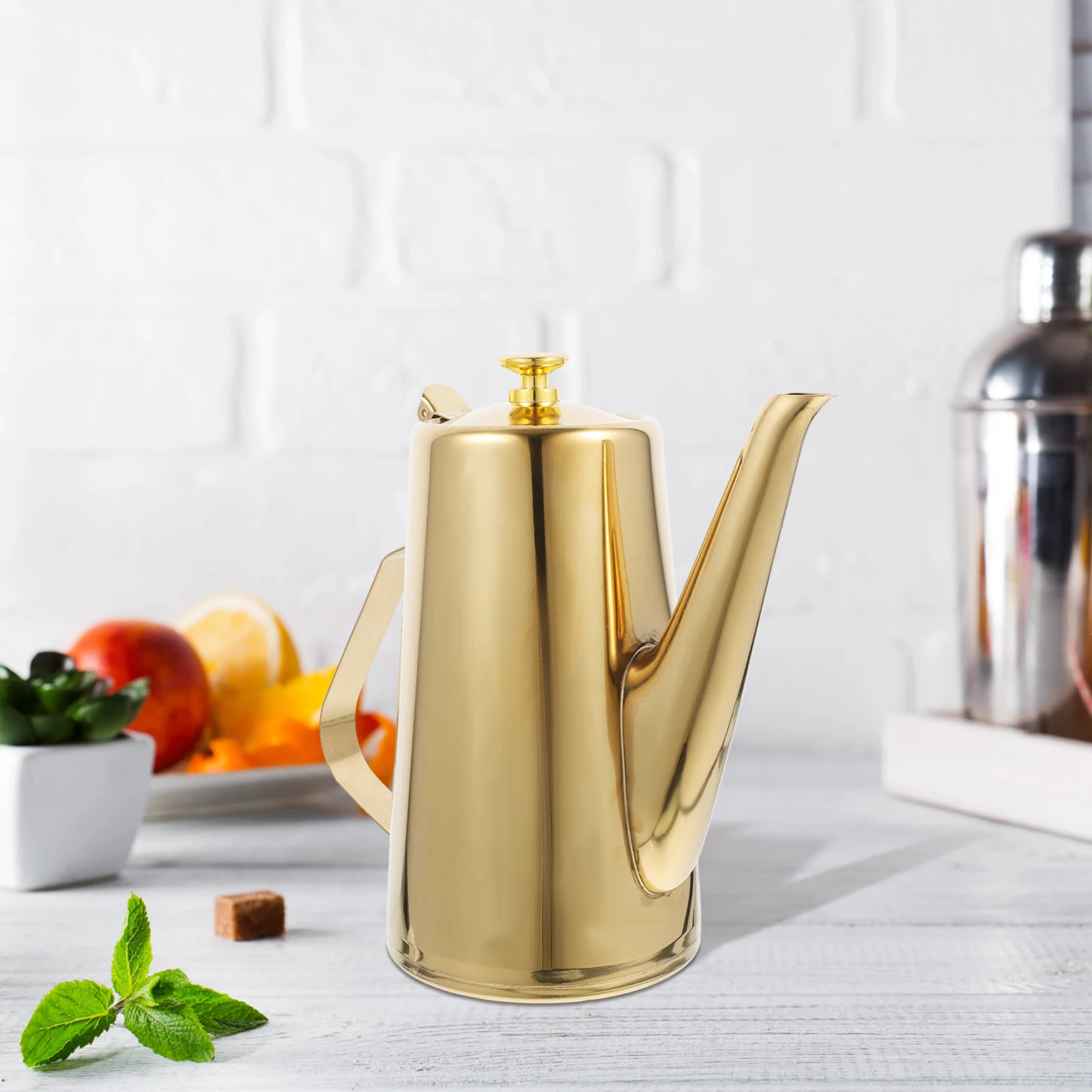 

Бытовой дозатор масла из нержавеющей стали, бутылка, эргономичный портативный контейнер для хранения масла для кухни, соевый соус, уксус