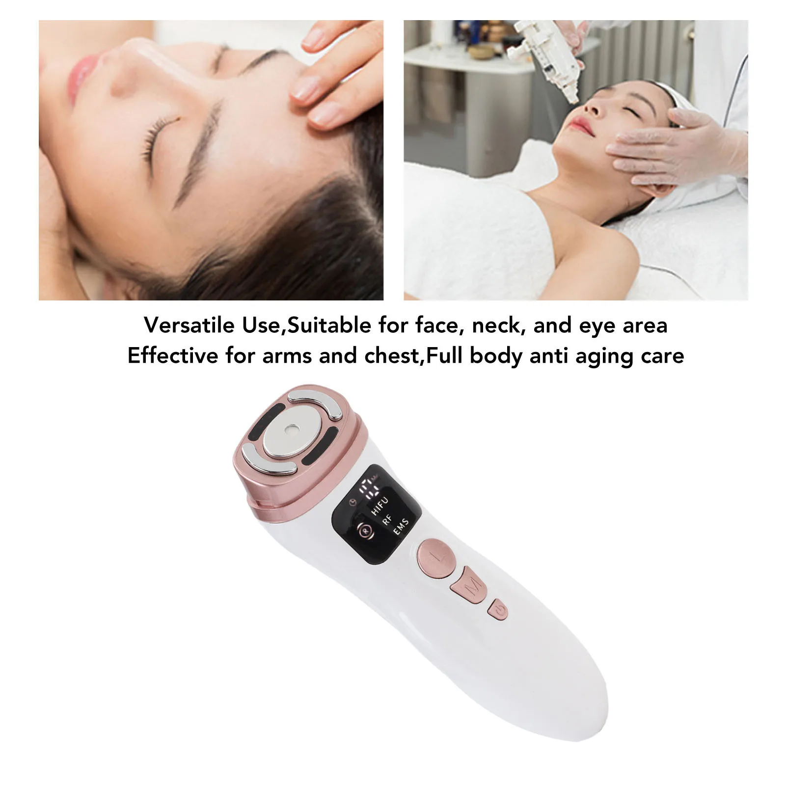 آلة الوجه الصغيرة آلة الوجه الصغيرة RF جهاز التجميل مكركرنت مكافحة الشيخوخة معدات العناية بالبشرة للاستخدام المنزلي #3