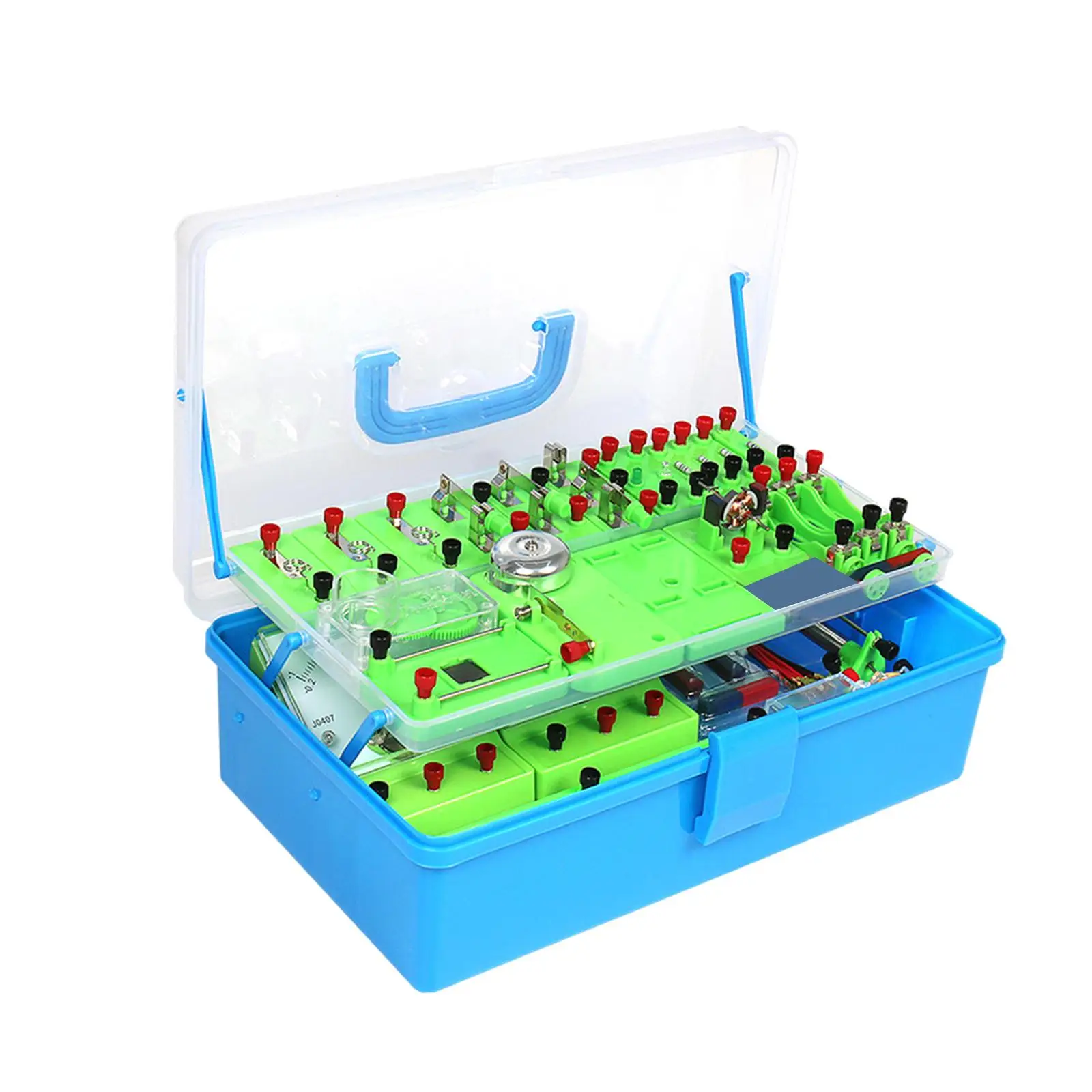 Physics Basic Circuit Board Kit Electricity Discovery Circuit Learning Kits Electricity and Magnetism Kit for DIY Projects