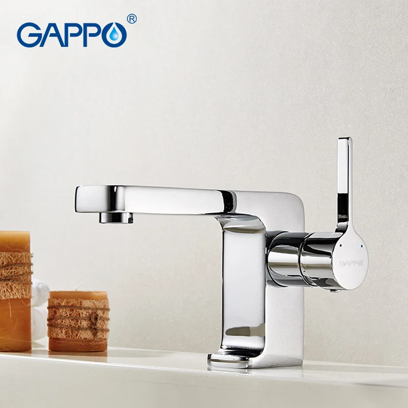 

Gappo Brass Basin Faucet Deck Mounted Sink Faucet Tap Bathroom Single Handle Dual Control Cold And Hot Water Mixer G1004