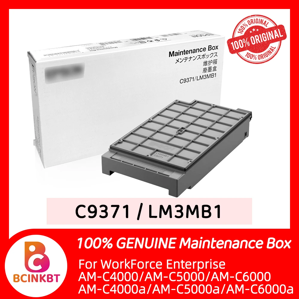 

New Original C12C937181 C9371 LM3MB1 Maintenance Box For Epson WorkForce AM-C4000​ AM-C5000​ AM-C6000​ C4000a​ C5000a C6000a