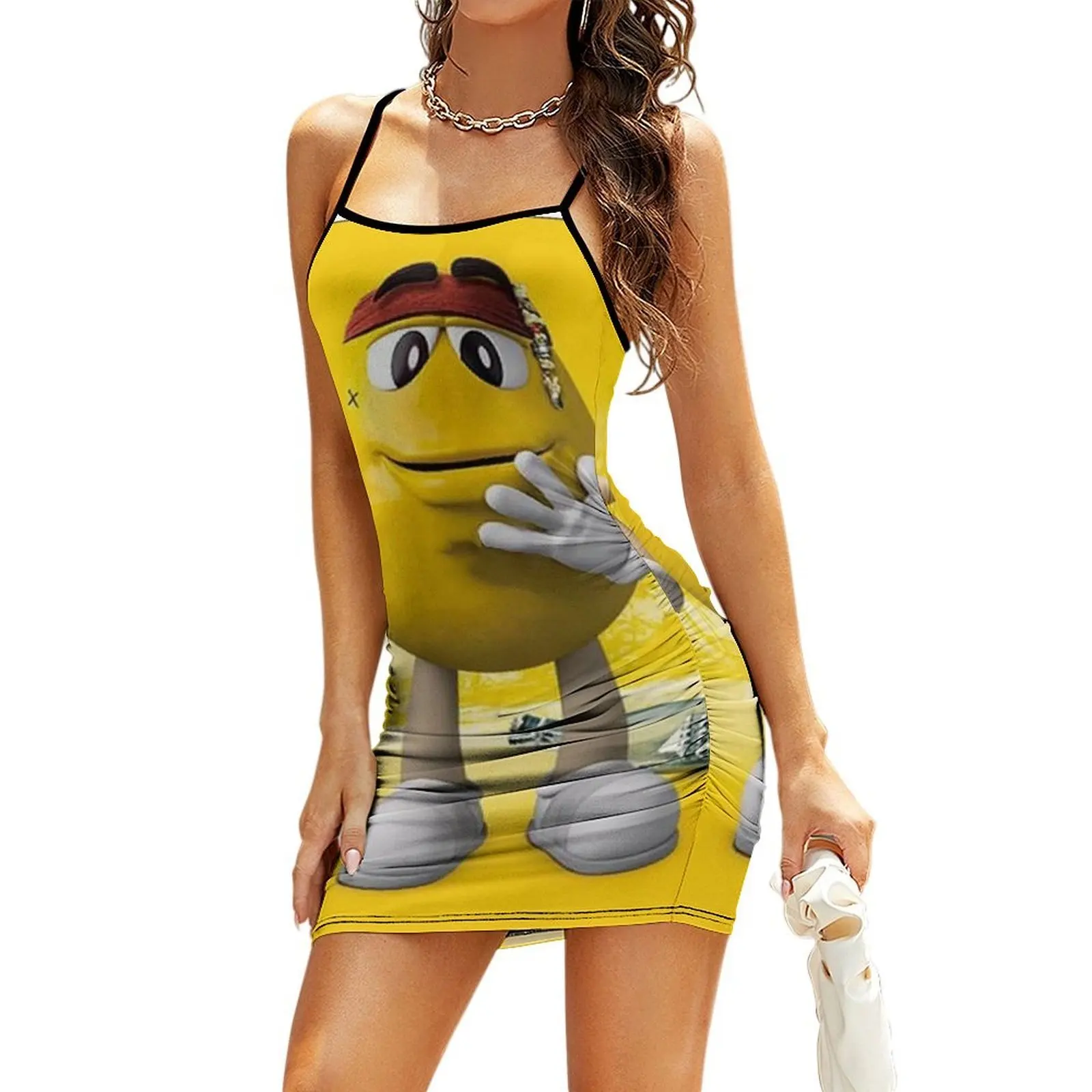 

Funny candy. pirate Sling Dress Dance dresses bandage dress summer dress women 2026 summer clothes for women