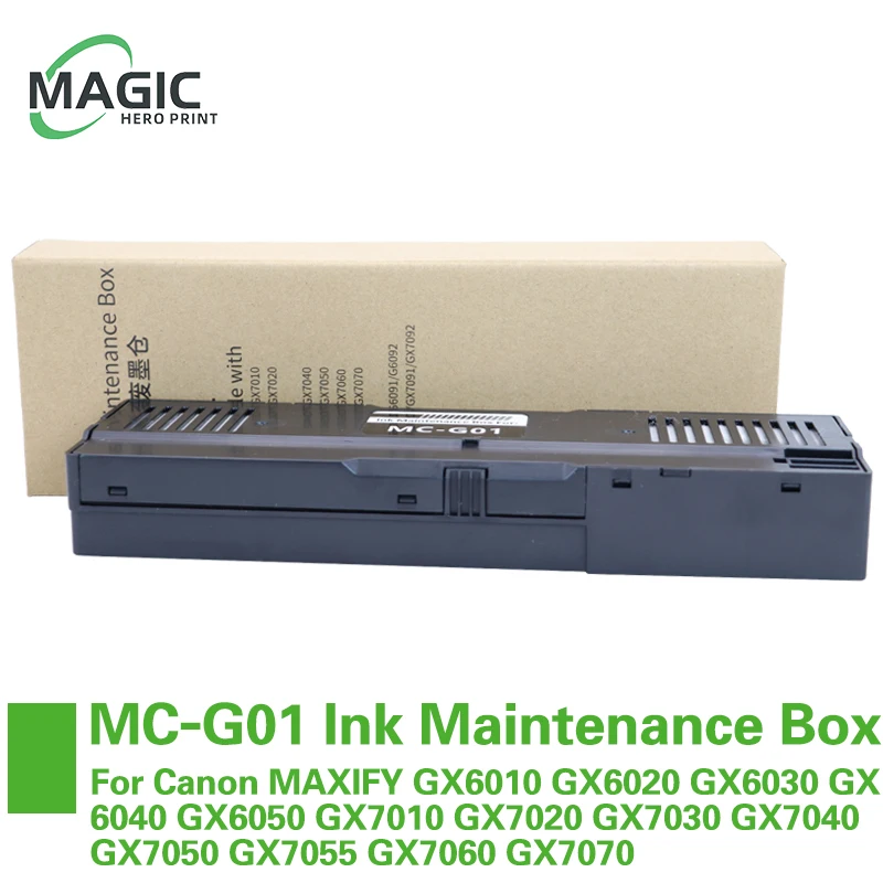 

Контейнер для отработанных чернил MC-G01 для Canon GX6010 GX6020 GX6030 GX6040 GX6050 GX7010 GX7020 GX7030 GX7040 GX7050 GX7070 GX7055 GX7060